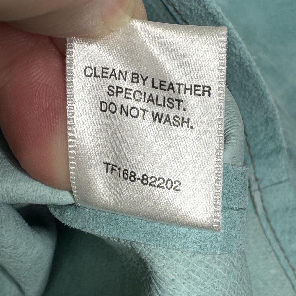 Pendleton Jacket Womens Medium Suede Leather Butt… - image 8